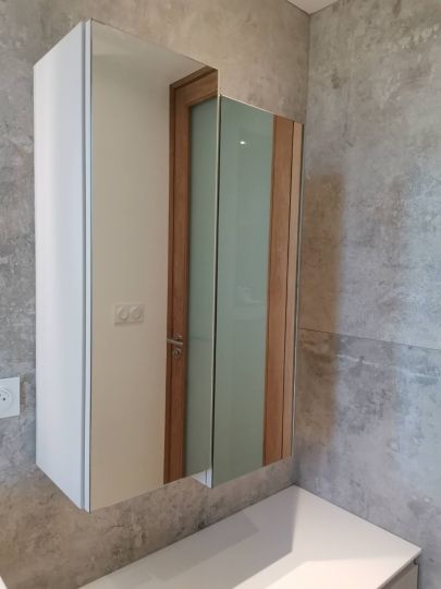 Meubles suspendus portes miroir - Var